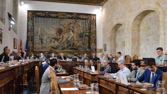 Consejo de Gobierno de la Universidad de Salamanca celebrado esta mañana