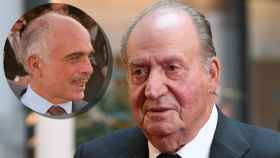 El rey Juan Carlos y Hussein de Jordania, en un montaje de JALEOS.