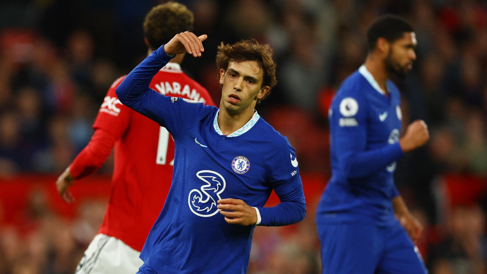 Joao Félix, en uno de sus últimos partidos con el Chelsea.