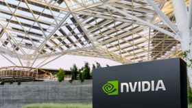 Logo de Nvidia en la sede de la compañía en Santa Clara, California (EEUU).