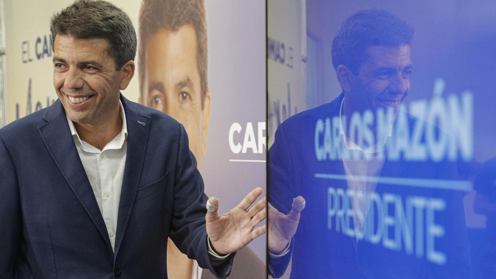 Carlos Mazón, el pasado lunes en Valencia.