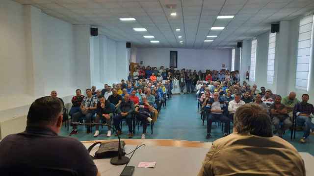 Asamblea de trabajadores del sector de la madera de Valladolid
