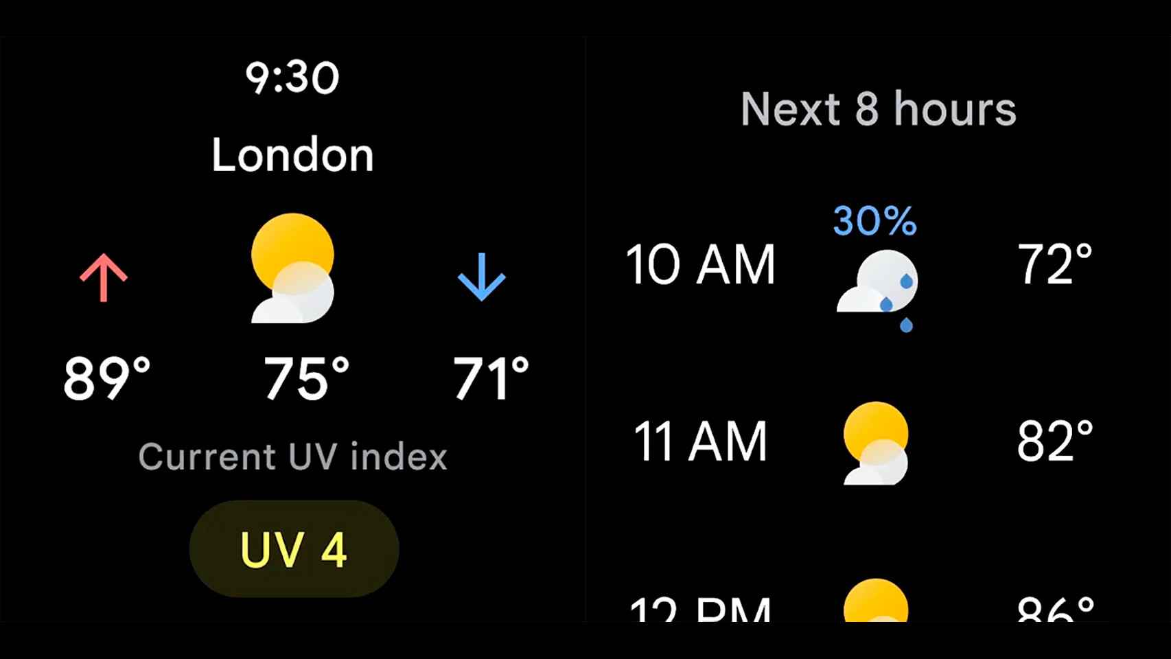 Weather and Wear OS