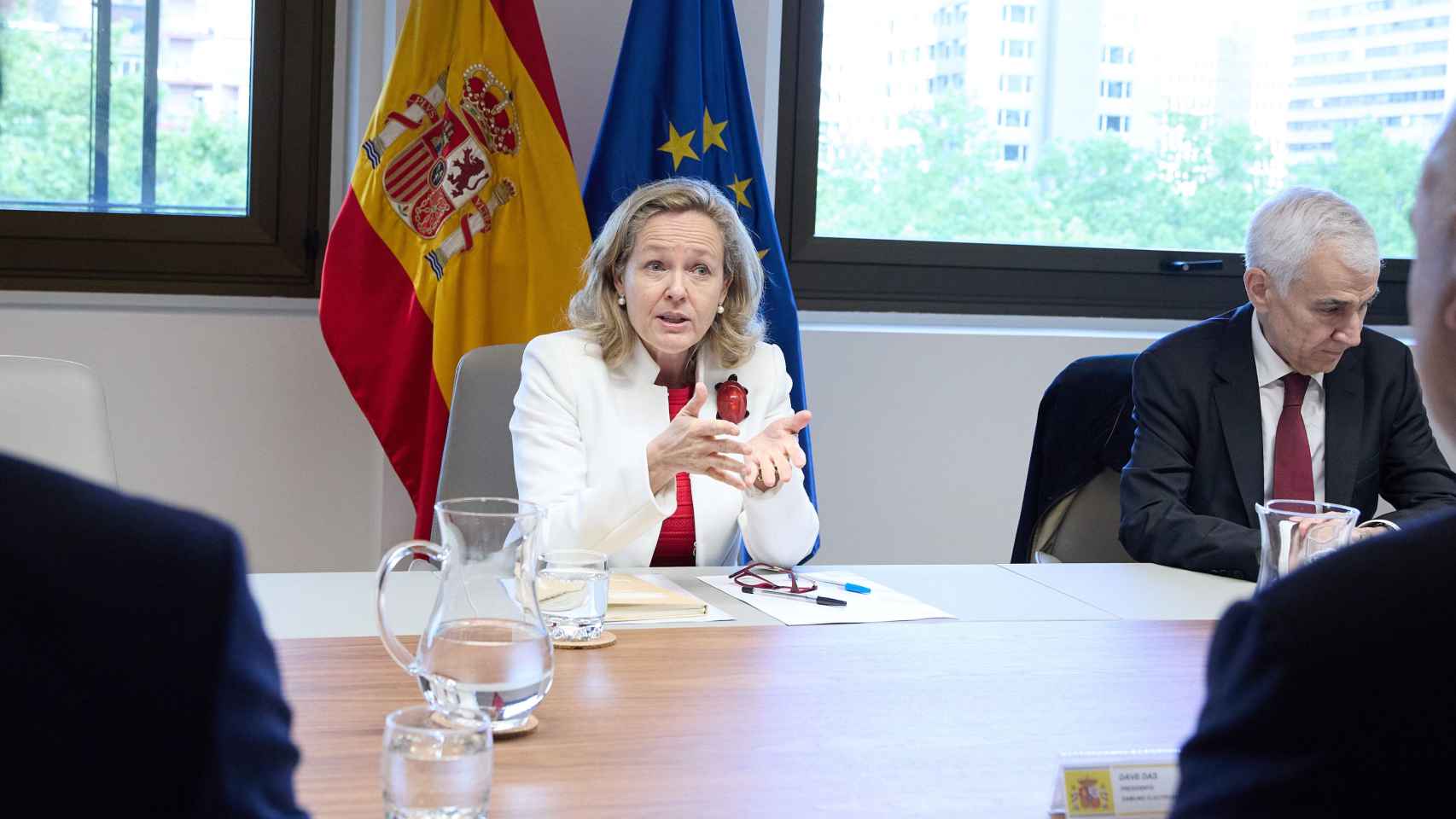 La vicepresidenta primera y ministra de Asuntos Exteriores, Nadia Calviño