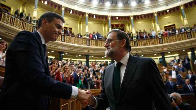 Moción de censura de Pedro Sánchez a Mariano Rajoy.