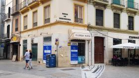 Local de la Plaza Félix Sáenz donde abrirá una pizzería.
