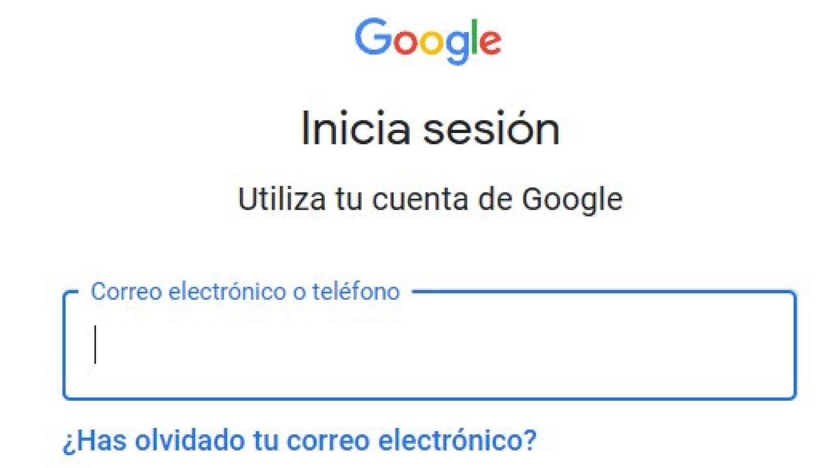 Iniciar sesión en Google
