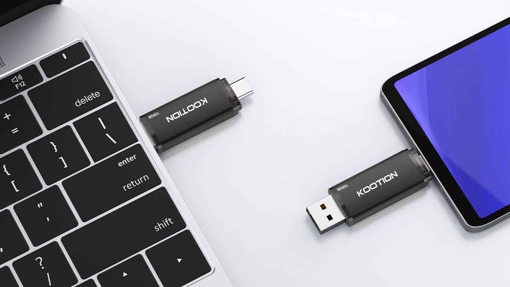 USB OTG allows external backup