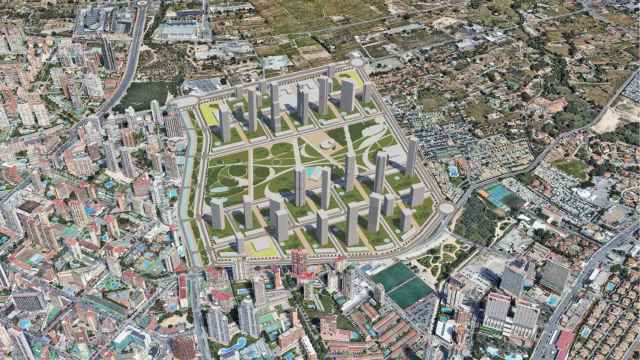 Plan urbanístico Ensanche Levante de Benidorm