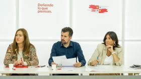 El secretario general del PSCyL, Luis Tudanca, preside la reunión del Consejo Territorial del PSCyL, este jueves.