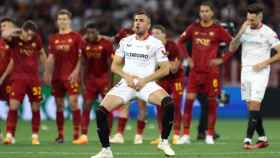 El gesto de Joan Jordán en la tanda de penaltis de la final de Europa League