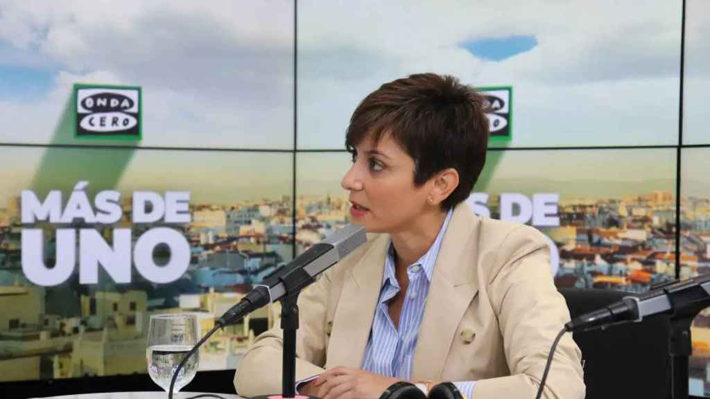 La ministra de Política Territorial y portavoz del Gobierno, Isabel Rodríguez, este jueves en Onda Cero.