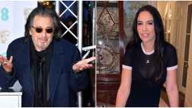 Al Pacino y su pareja Noor Alfallah