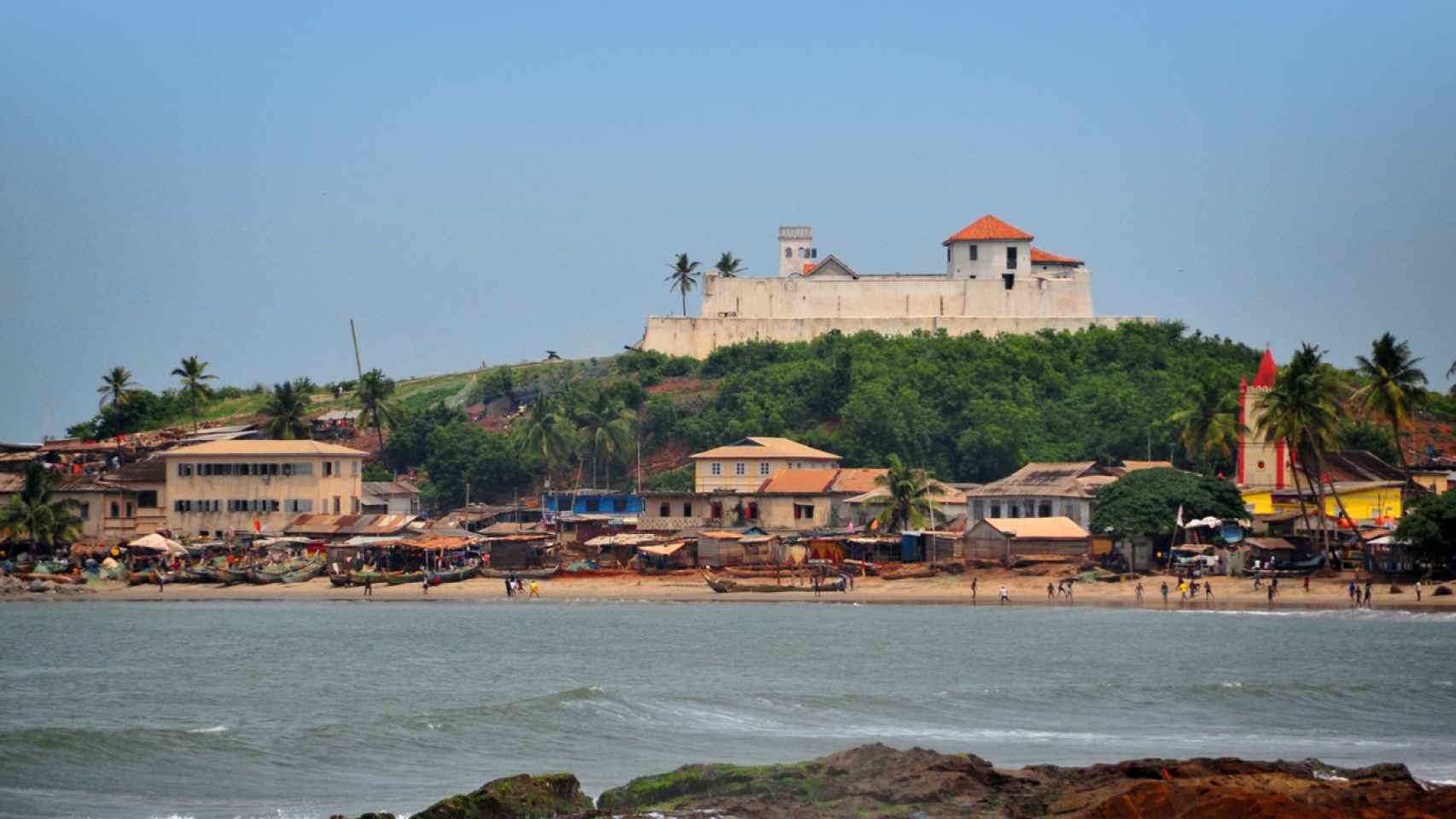 Elmina, Ghana: Fuerte São Tiago/Coenraadsburg.