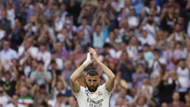Karim Benzema, en su último partido con el Real Madrid