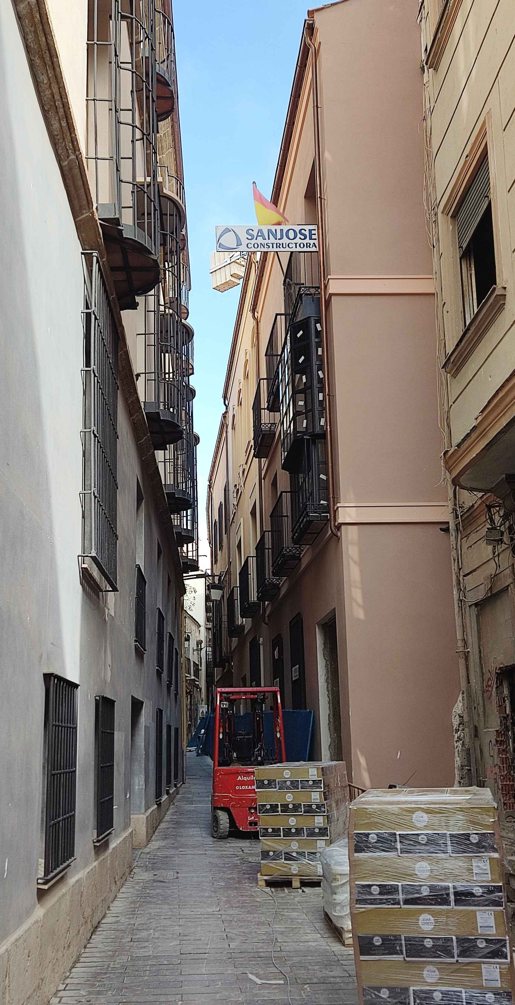 Imagen de la ampliación del Palacio de Solecio, en la calle Tomás de Cózar.