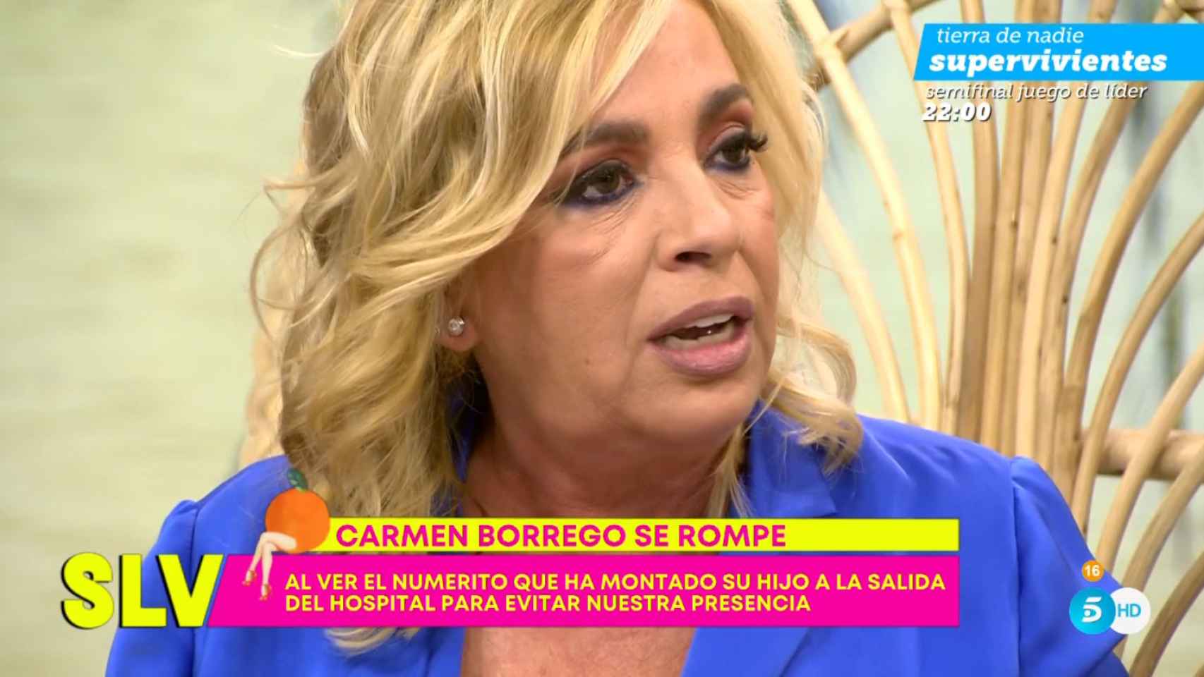 Carmen Borrego en 'Sálvame'