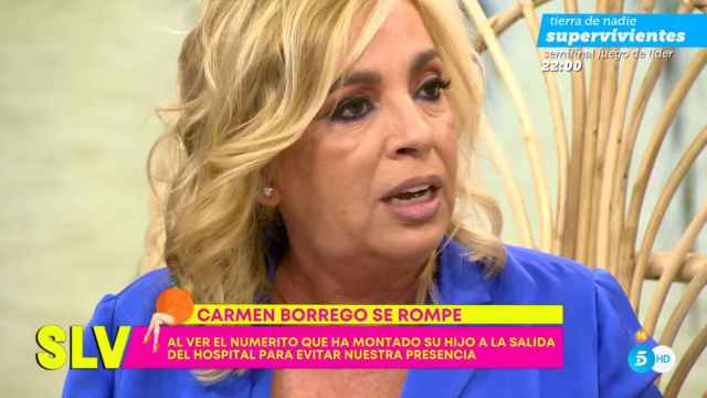 Carmen Borrego en ‘Sálvame’.