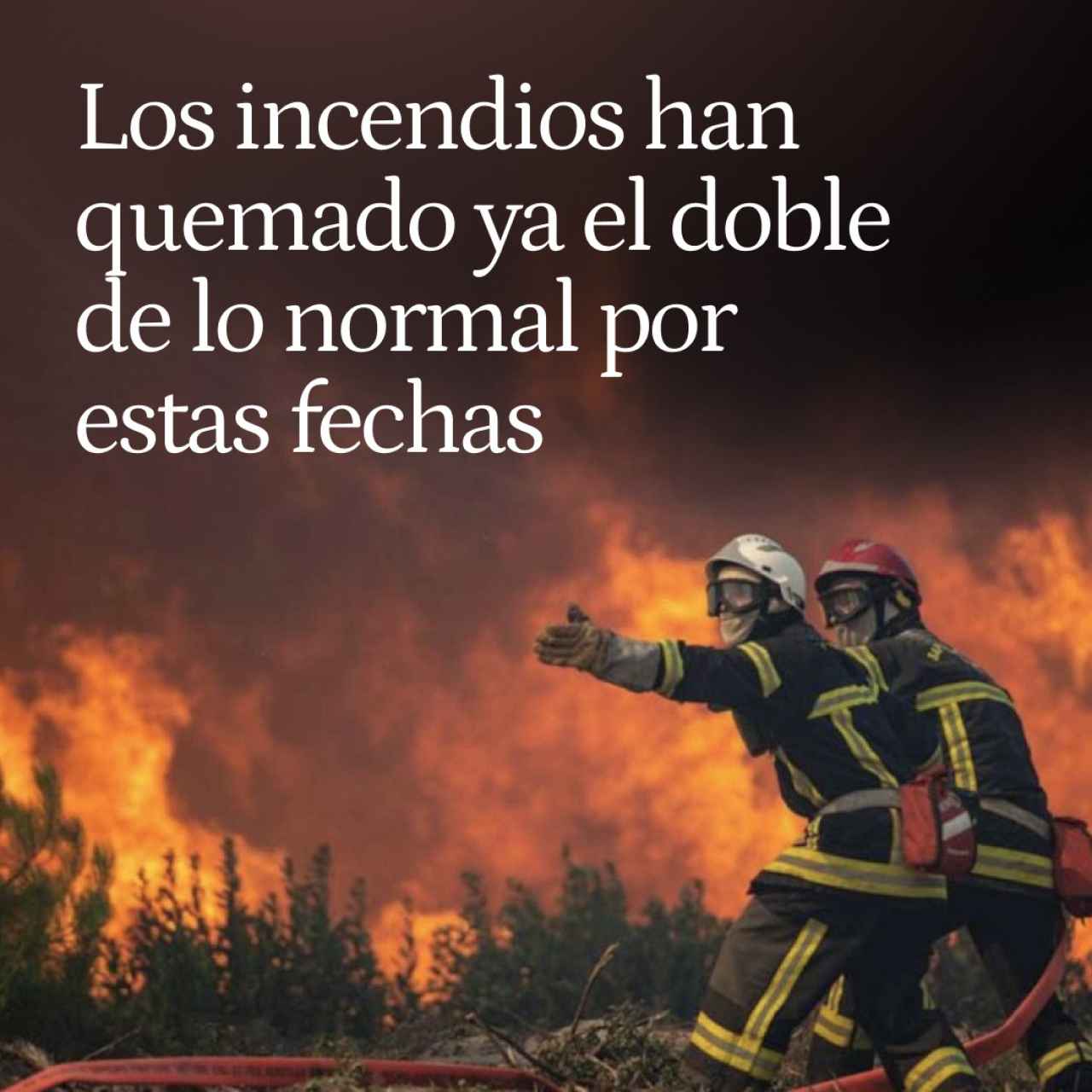 Los incendios han quemado 66.000 hectáreas en España antes del verano, el doble de lo normal por estas fechas