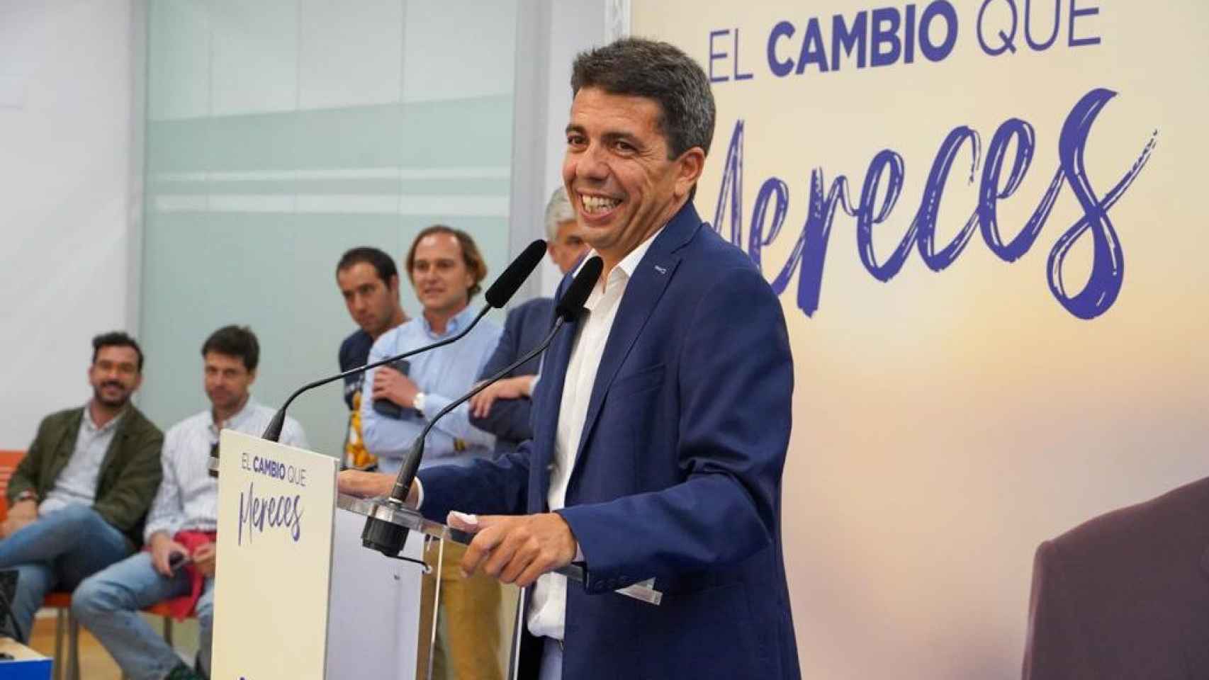 El presidente del Partido Popular de la Comunidad Valenciana, Carlos Mazón.