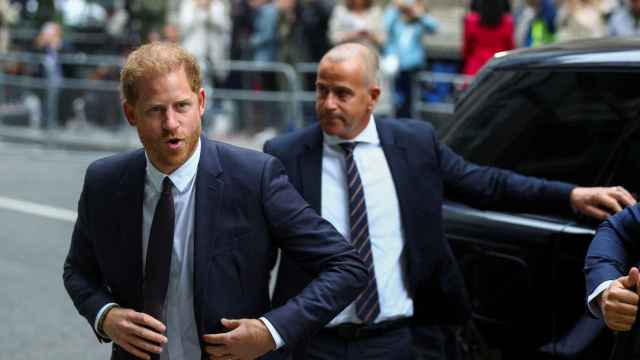 El príncipe Harry en Londres entrando al Tribunal Supremo.