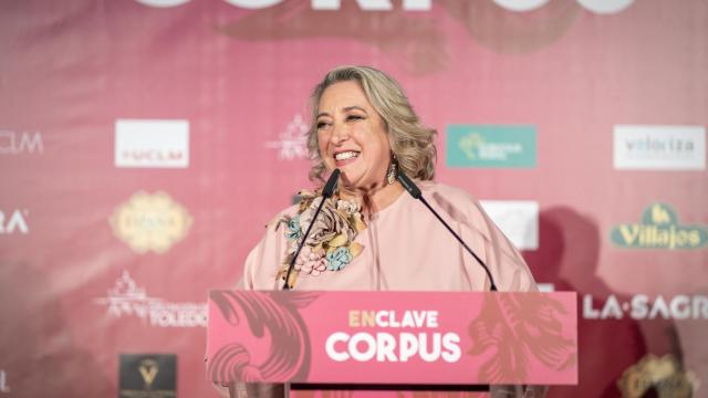 Esther Esteban ejerció de anfitriona en el Enclave Corpus 2023.