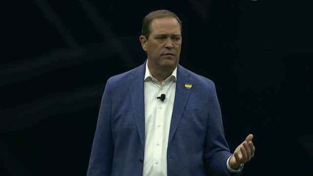 Chuck Robbins, CEO de Cisco, en Cisco Live 2023, su evento anual en Las Vegas.
