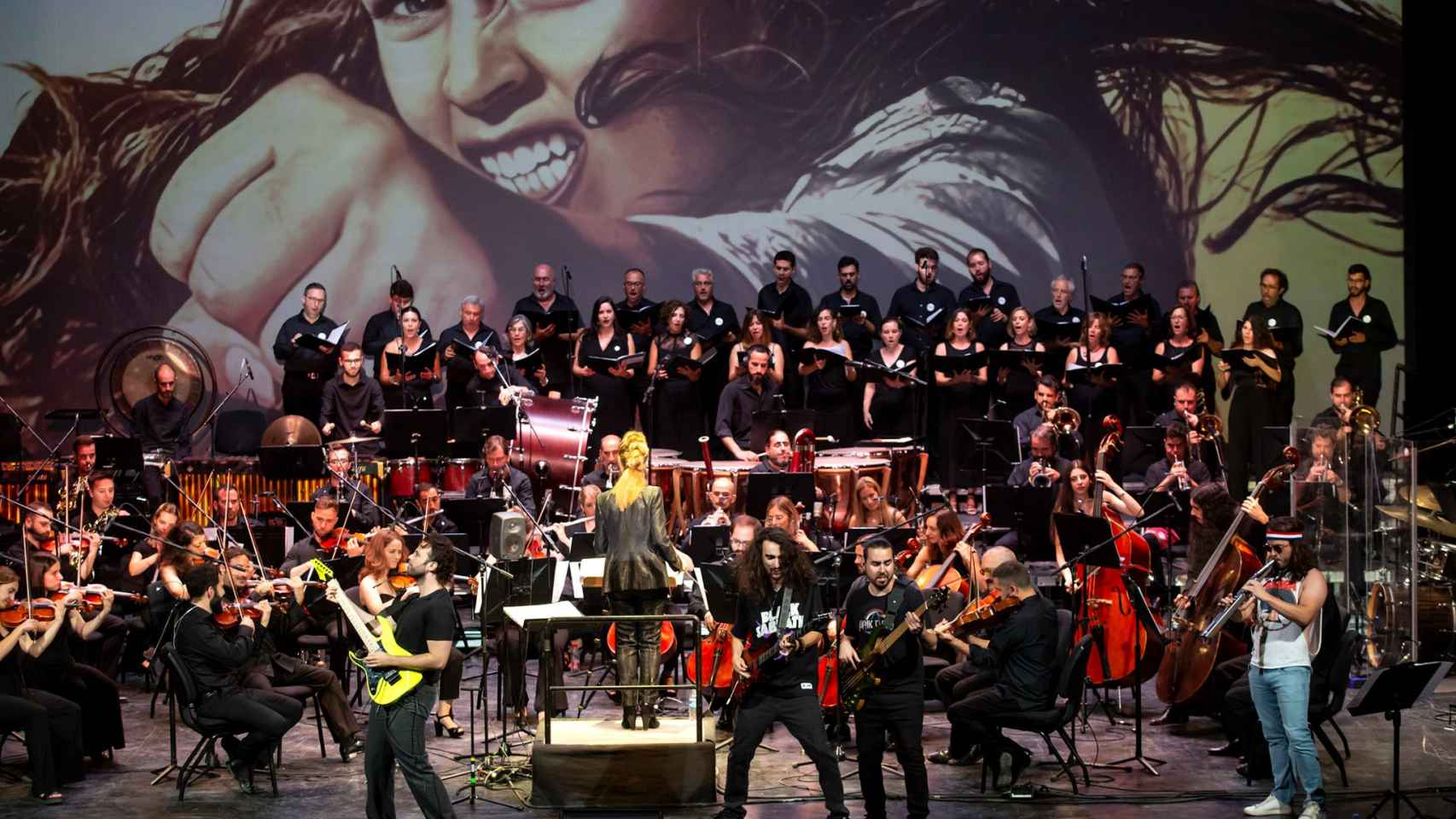 Un concierto en el marco del MOSMA, Málaga.