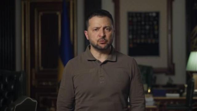 Volodímir Zelenski, en un vídeo publicado este martes en sus redes sociales.