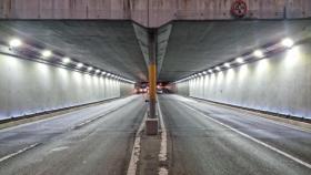 Túnel con hormigón fotocatalizador