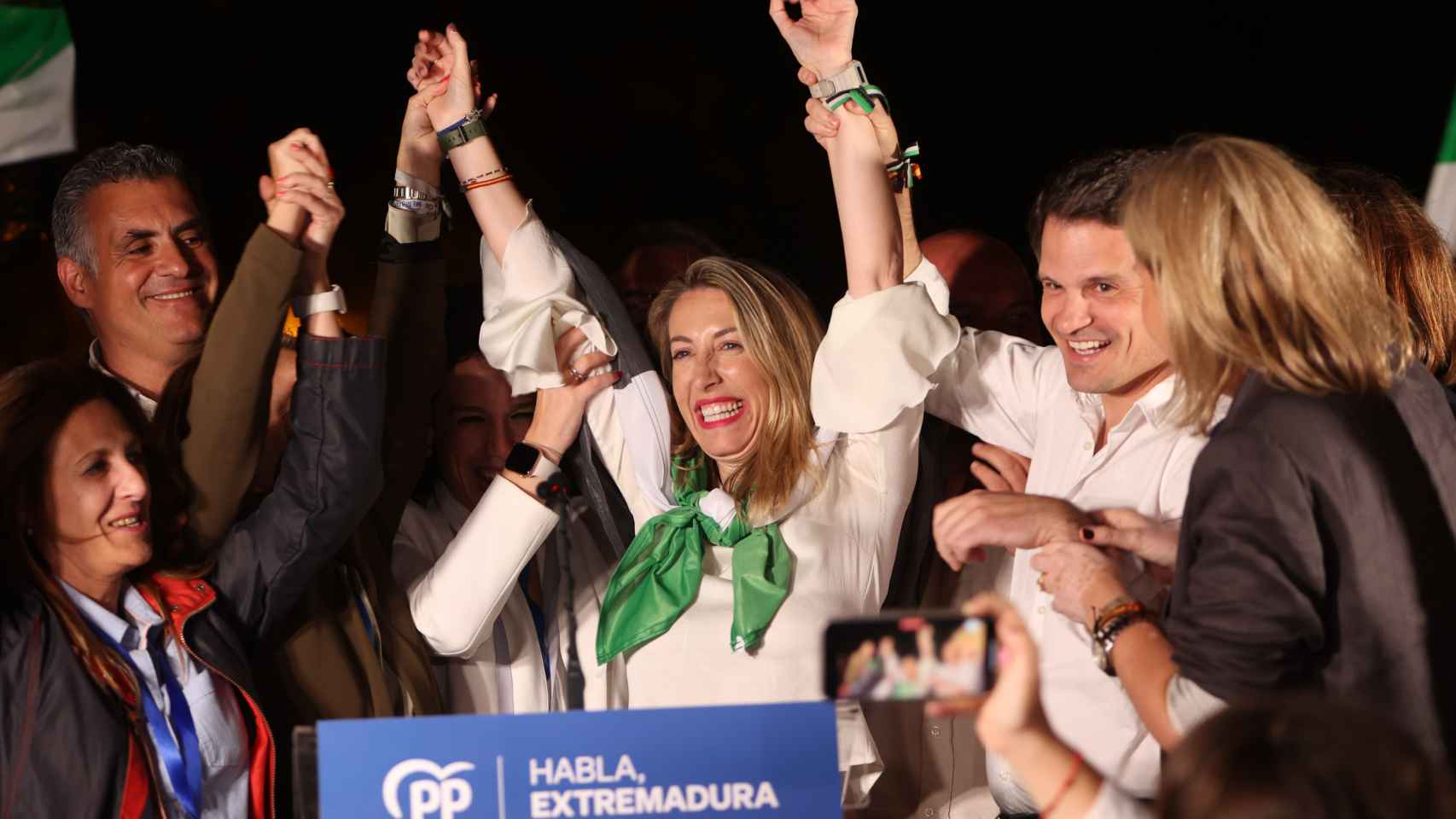 María Guardiola, líder del PP de Extremadura.