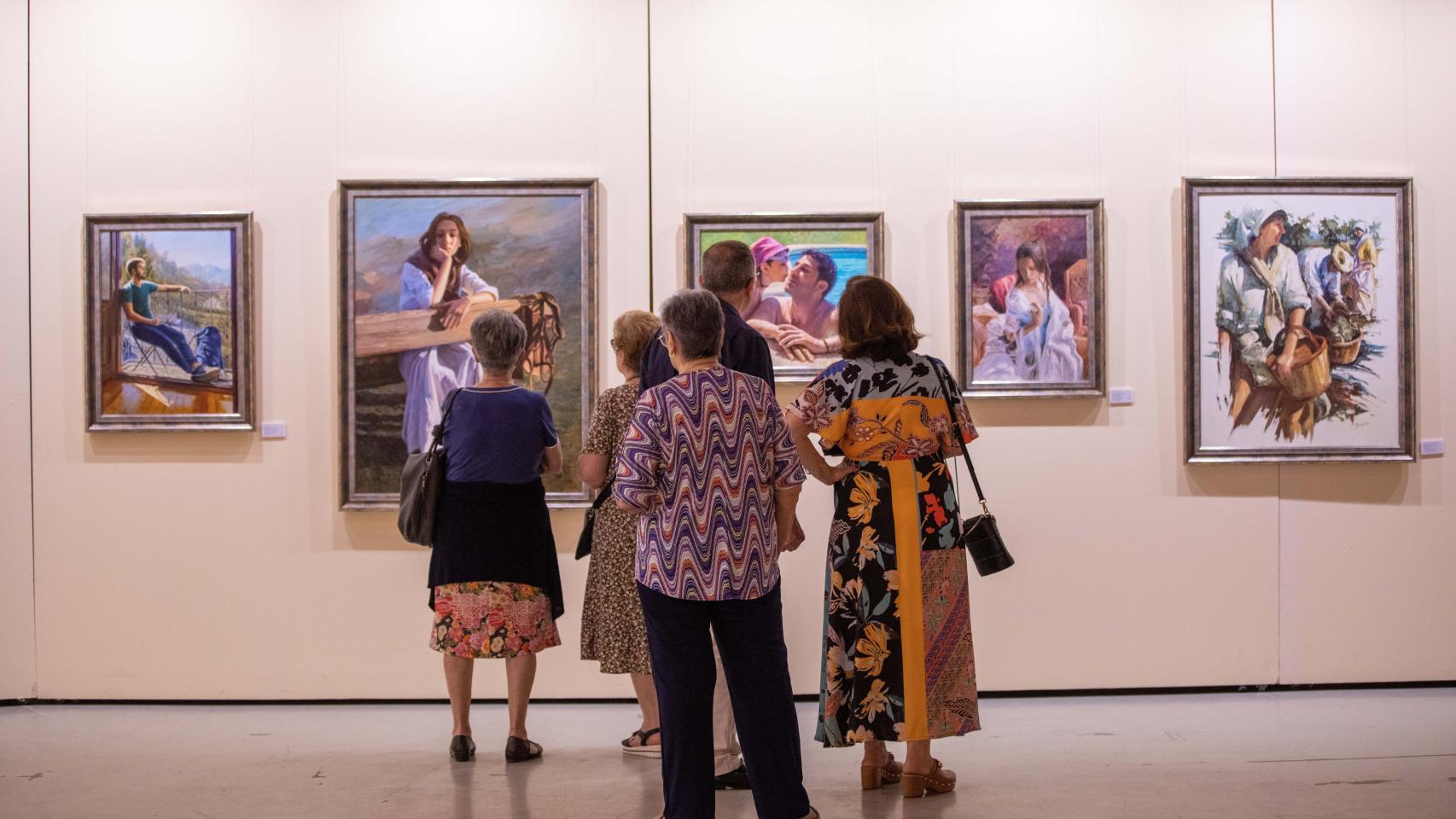 El público disfrutando de la exposición.