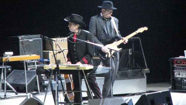 Bob Dylan, durante un concierto en Toronto (Canadá)