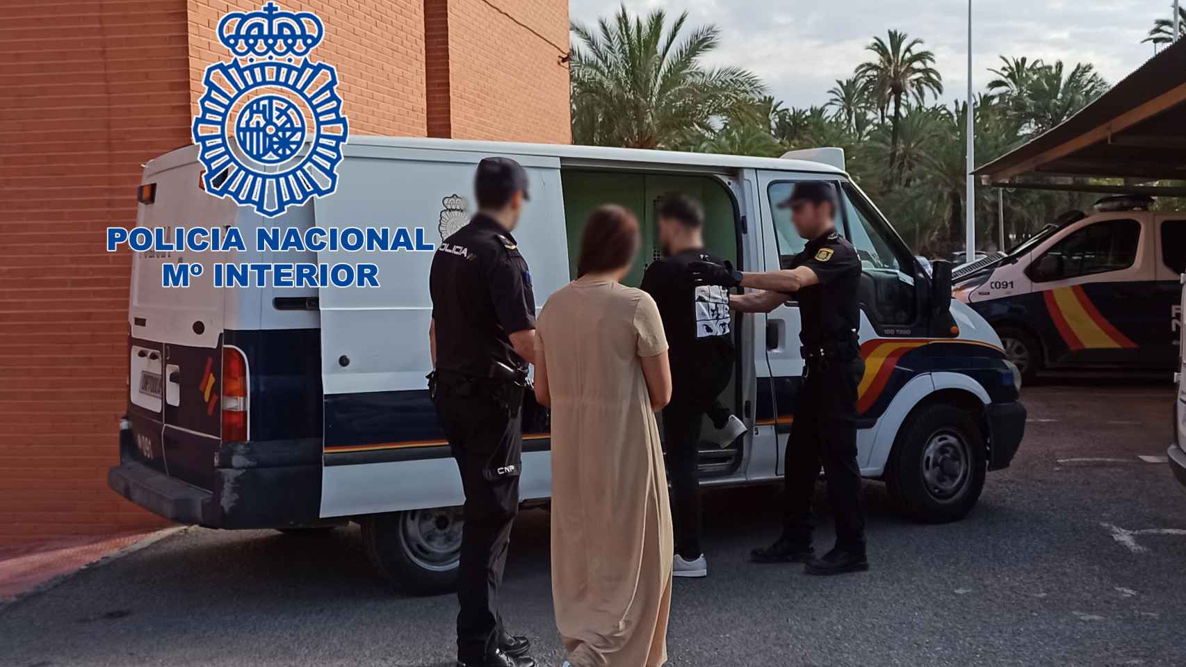 Los detenidos en la última operación de la Policía Nacional en la provincia.