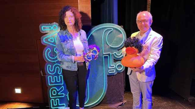 Alicia Garijo y Abel Guarinos en la presentación del festival Fresca.
