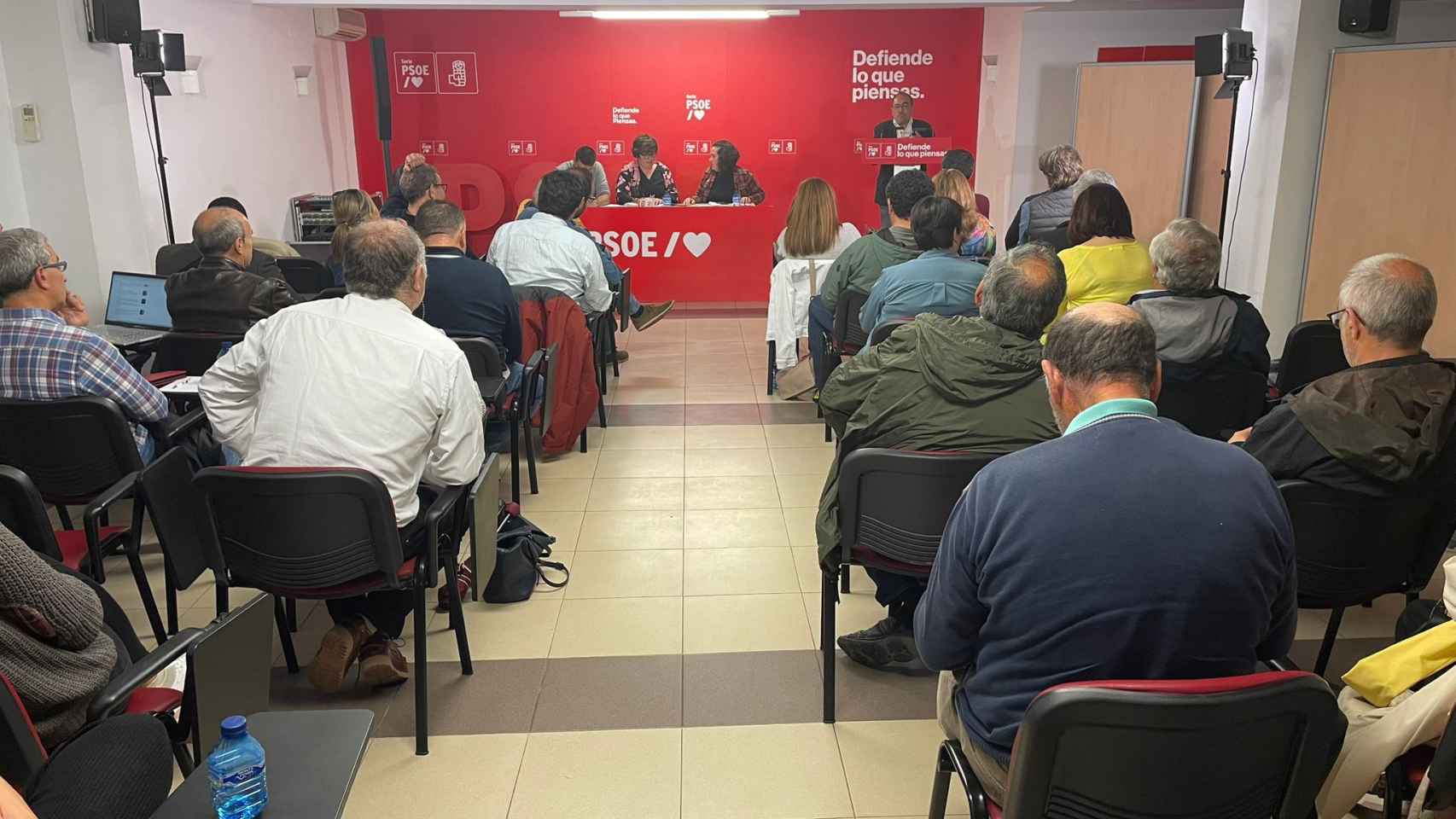 Imagen del Comité Provincial Extraordinario del PSOE de Soria