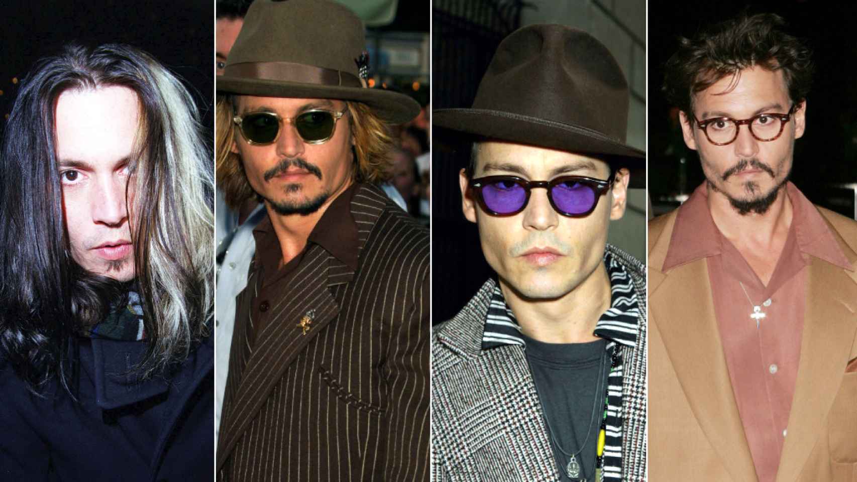 Johnny Depp ha experimentado drásticos cambios de look desde que se convirtió en actor.