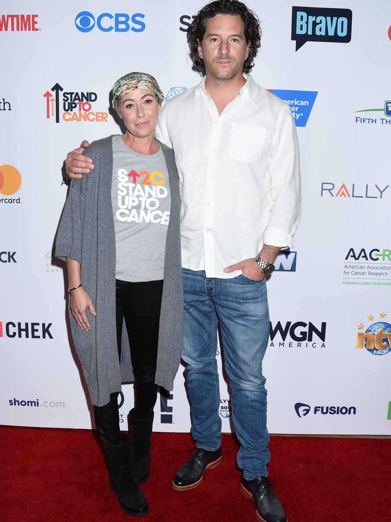Shanen Doherty junto a su exmarido, Kurt, en septiembre de 2016.