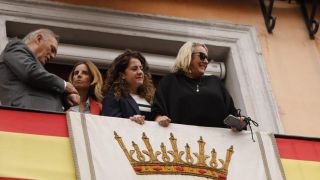 El periodista Pedro Piqueras a Esther Esteban: "Al Corpus de Toledo hay que venir"