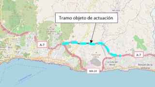 Luz verde a la rehabilitación de la A-7 entre Málaga y Rincón de la Victoria