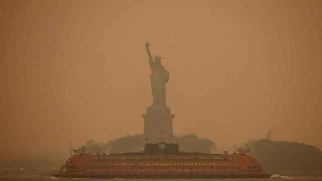 Imágenes de la contaminación provocada por los incendios de Canadá en Nueva York