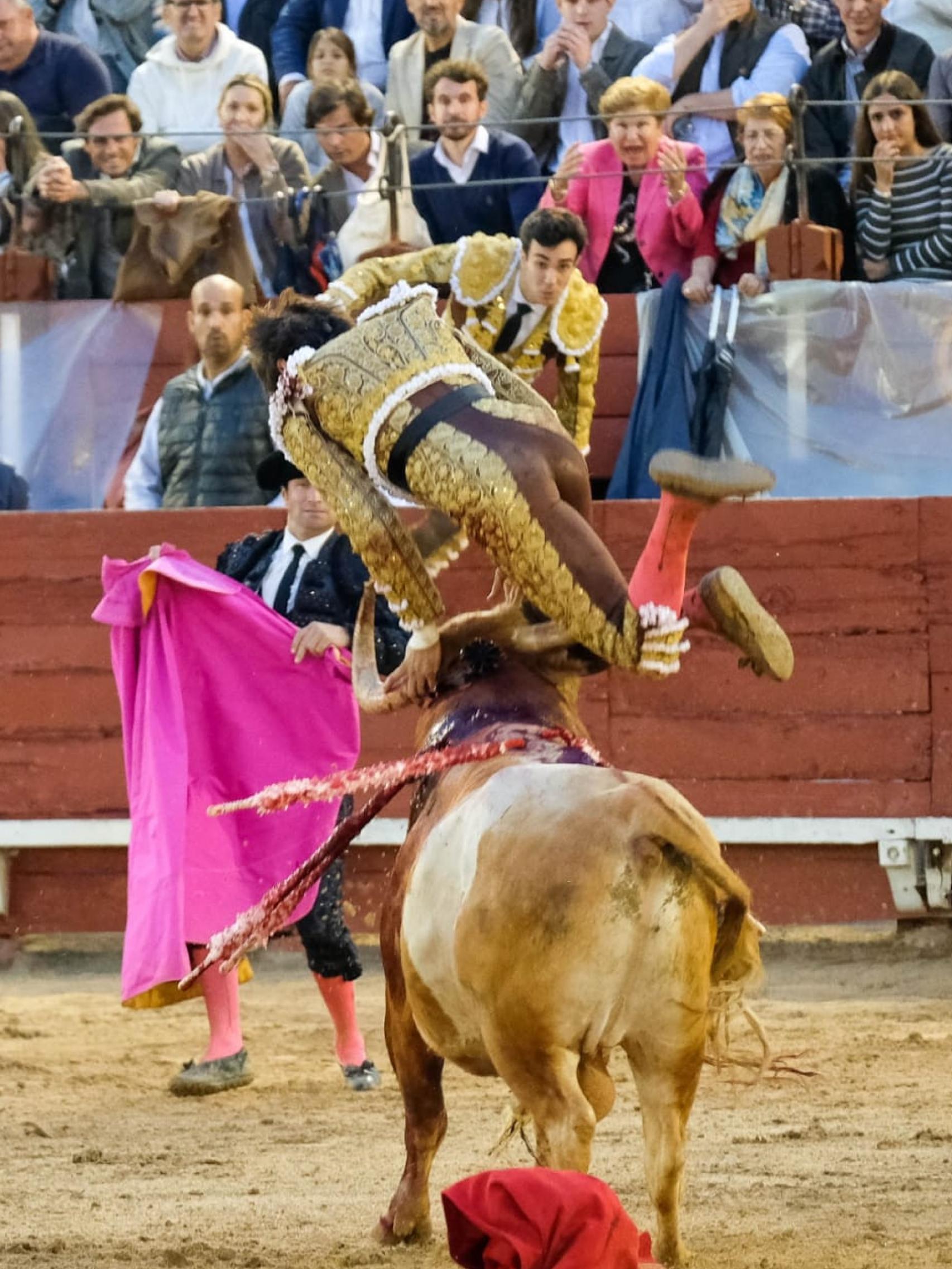 Cogida de Roca Rey. Foto: José Ramón Lozano