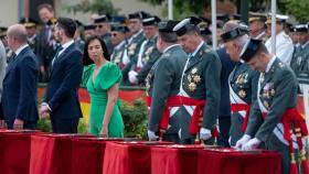 Mercedes González, directora de la Guardia Civil,  en el 179º aniversario de la fundación del Cuerpo, este viernes.