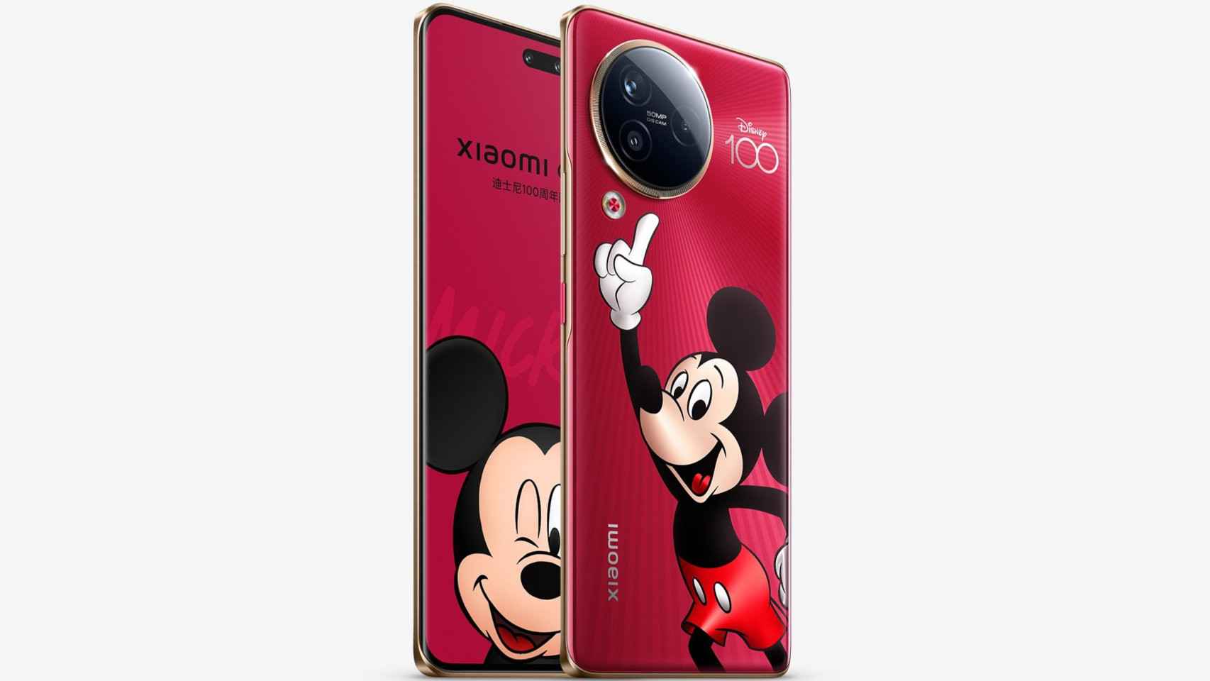 Xiaomi lo vuelve a hacer: así es el primer móvil Android basado en Mickey  Mouse por su 100º aniversario
