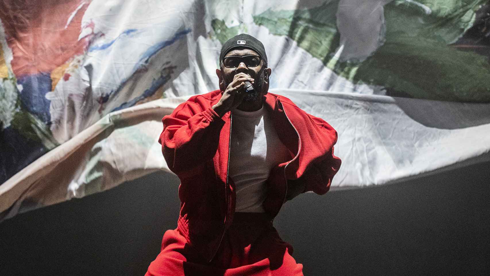 Kendrick Lamar durante su actuación en Primavera Sound Madrid este viernes. Foto: Eric Pamies
