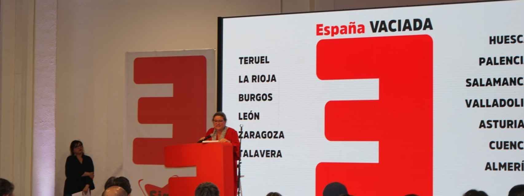 La coordinadora general de España Vaciada, Inmaculada Sáenz.