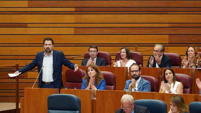Intervención del portavoz socialista Luis Tudanca en el Pleno de las Cortes