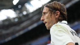 Luka Modric, en un partido del Real Madrid de la temporada 2022/2023