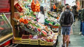 Imagen de archivo de un mercado.