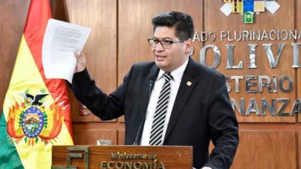 Ministro de Economía y Finanzas de Bolivia, Marcelo Montenegro.